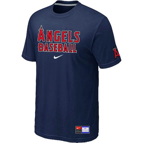 Cheap Los Angeles Angels of Anaheim D.Blue Nike Short Sleeve Practice T-Shirt For Sale