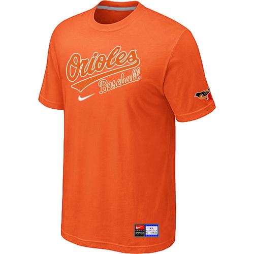 Cheap Baltimore Orioles Orange Nike Short Sleeve Practice T-Shirt For Sale