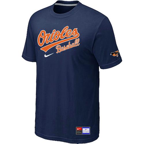 Cheap Baltimore Orioles D.Blue Nike Short Sleeve Practice T-Shirt For Sale