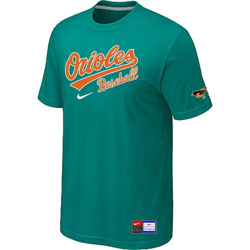 Cheap Baltimore Orioles Green Nike Short Sleeve Practice T-Shirt For Sale