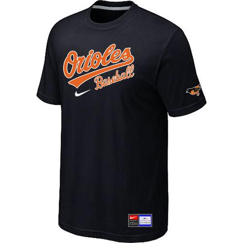 Cheap Baltimore Orioles Black Nike Short Sleeve Practice T-Shirt For Sale