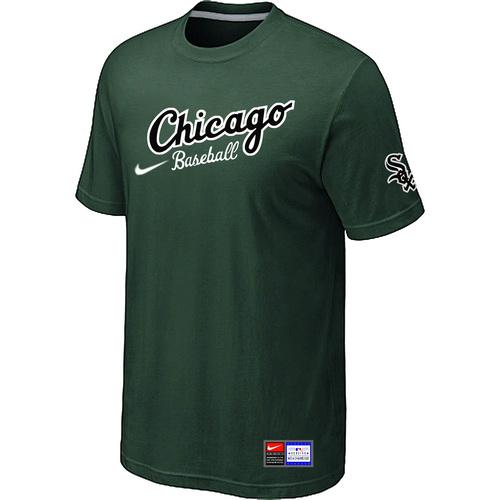 Cheap Chicago White Sox Nike Away Practice T-Shirt D.Green For Sale