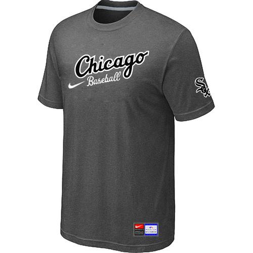 Cheap Chicago White Sox Nike Away Practice T-Shirt D.Grey For Sale