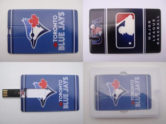 Cheap Toronto Blue Jays USB Flash Drive USB 2.0 Memory Credit Card Style For Sale