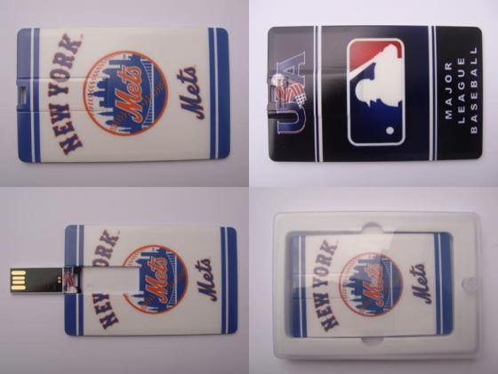 Cheap New York Mets USB Flash Drive USB 2.0 Memory Credit Card Style For Sale