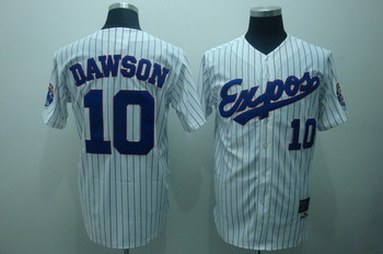 Cheap Montreal Expos 10 Andre Dawson White Jerseys Throwback For Sale