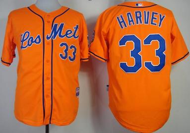 New York Mets 33 Matt Harvey Orange Cool Base MLB Jerseys Los Mets Style New York Mets 33 Matt Harvey Orange Cool Base MLB Jerseys Los Mets Style