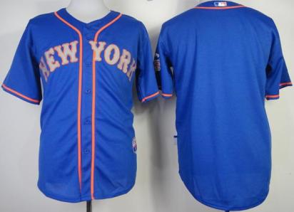 New York Mets Blank Blue Cool Base MLB Jerseys Grey Number New York Mets Blank Blue Cool Base MLB Jerseys Grey Number