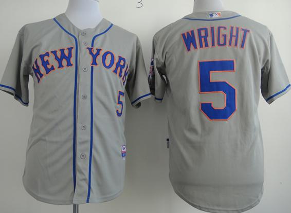 Cheap New York Mets 5 David Wright Grey 2013 All-Star Patch Cool Base MLB Jersey For Sale