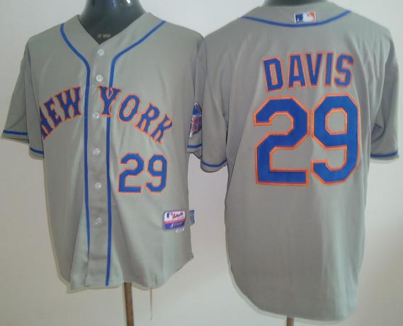 Cheap New York Mets 29 Ike Davis Grey Cool Base MLB Jerseys For Sale