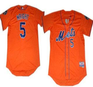 New York Mets 5 David Wright 2013 Orange MLB Jersey