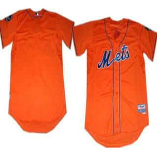 Cheap New York Mets Blank 2013 Orange MLB Jersey For Sale