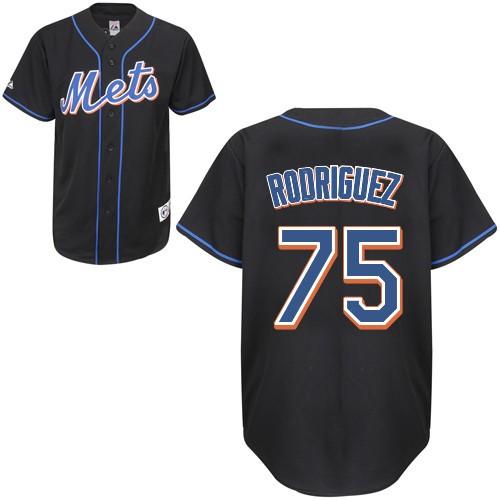 New York Mets 75 Rodriguez Black Jersey