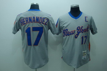 Cheap New York Mets 17 Keith hernandez Grey Jerseys Mitchellandness For Sale