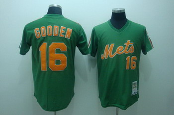 Cheap New York Mets 16 Dwight Gooden Mitchell and ness Jerseys For Sale