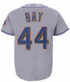 Cheap New York Mets Jerseys 44 Jason Bay 2010 Cool Base Grey Jerseys For Sale