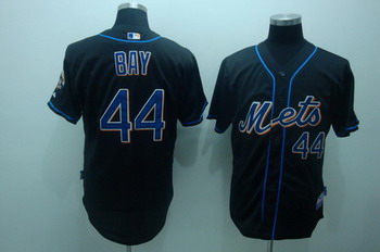 New York Mets Jerseys 44 Jason Bay 2010 Cool Base black Jerseys