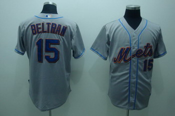 New York Mets 15 CARLOS beltran Authentic cool base Jerseys