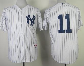 Cheap New York Yankees 11 Brett Gardner White MLB Jerseys For Sale