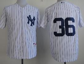 Cheap New York Yankees 36 Carlos Beltran White Strip MLB Jerseys For Sale