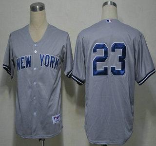 Cheap New York Yankees 23 Don Mattingly Grey MLB Jersey For Sale