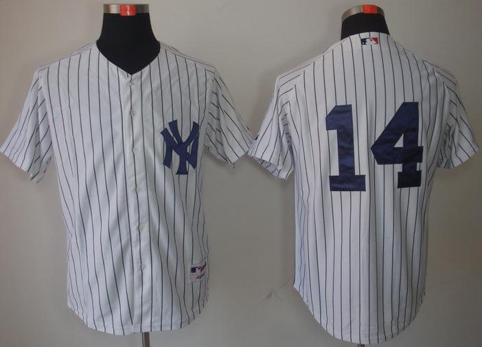 Cheap New York Yankees 14 Curtis Granderson White MLB Jerseys For Sale