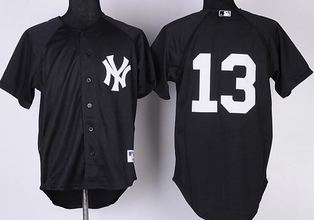 Cheap New York Yankees 13 Alex Rodriguez Black MLB Jersey For Sale