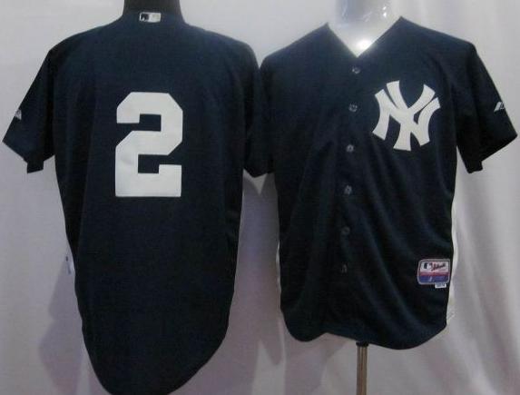 Cheap New York Yankees 2 Derek Jeter 2011 Black Jersey For Sale