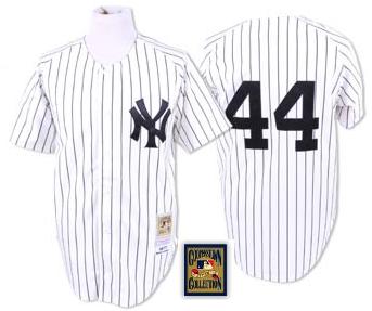 New York Yankees 44 Jackson White Mitchell and Ness jerseys