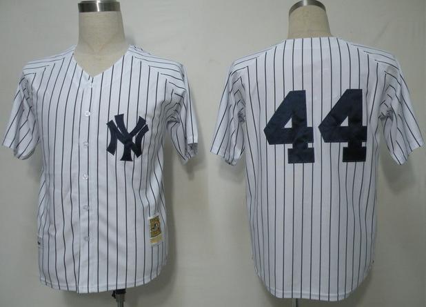 New York Yankees 44 White M&N MLB Jersey