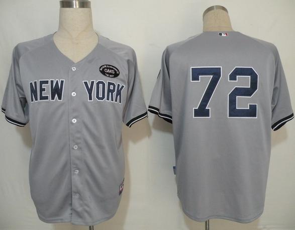 New York Yankees 72 Dellin Betances Grey MLB Jersey
