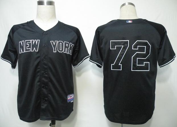 New York Yankees 72 Dellin Betances Black MLB Jersey