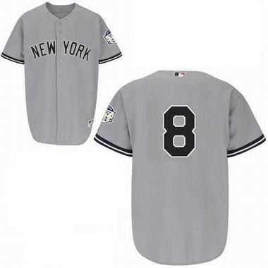 New York Yankees 8 Berra Grey Jersey