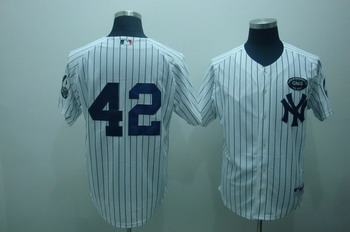 New York Yankees 42 Mariano Rivera White Jerseys GMS THE BOSS