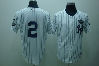 Cheap New York Yankees 2 Derek Jeter White Jerseys GMS THE BOSS For Sale