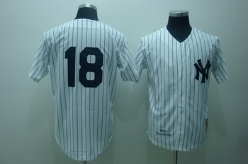 New York Yankees 18 Johnny Daon White Jerseys Throwback New York Yankees 18 Johnny Daon White Jerseys Throwback