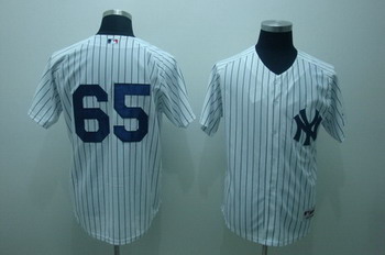 Cheap Phil Hughes York Yankees 65 white Jersey For Sale
