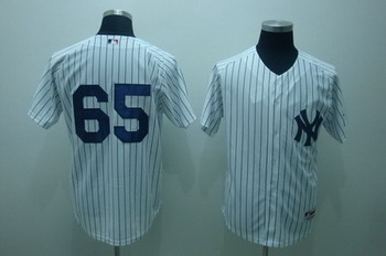 Phil Hughes York Yankees 65 white Jersey
