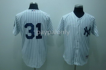 Cheap New York Yankees 31 VAZQUEZ white Baseball Jersey w2009 For Sale