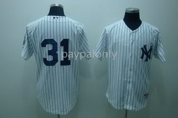 New York Yankees 31 VAZQUEZ white Baseball Jersey w2009