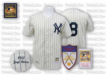 Yogi Berra 1951 NY Yankees Mitchell and Ness JERSEY Yogi Berra 1951 NY Yankees Mitchell and Ness JERSEY