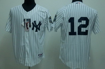 Cheap New York Yankees Ransom 12 white jerseys For Sale