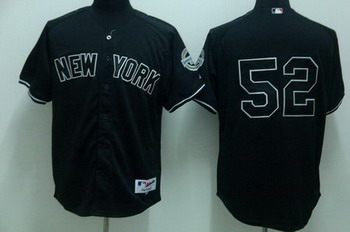 New York Yankees C.C. Sabathia 52 Black Jersey New York Yankees C.C. Sabathia 52 Black Jersey