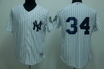 Cheap New York Yankees A.J. Burnett 34 White Jerseys For Sale