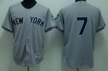 New York Yankees 7 Mantle grey
