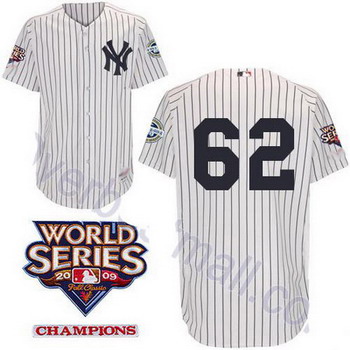 Cheap New York Yankees 62 Joba Chamberlain White jerseys For Sale