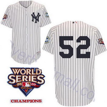 New York Yankees 52 C.C. Sabathia White jerseys