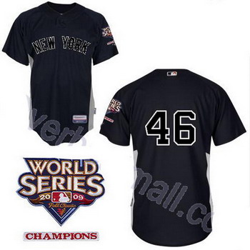 Cheap New York Yankees 46 Andy Pettitte Black jerseys For Sale