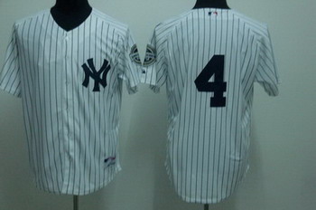 Cheap New York Yankees 4 Lou Gehrig white Jerseys For Sale