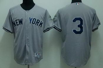 Cheap New York Yankees 3 White Babe Ruth Grey Jerseys For Sale